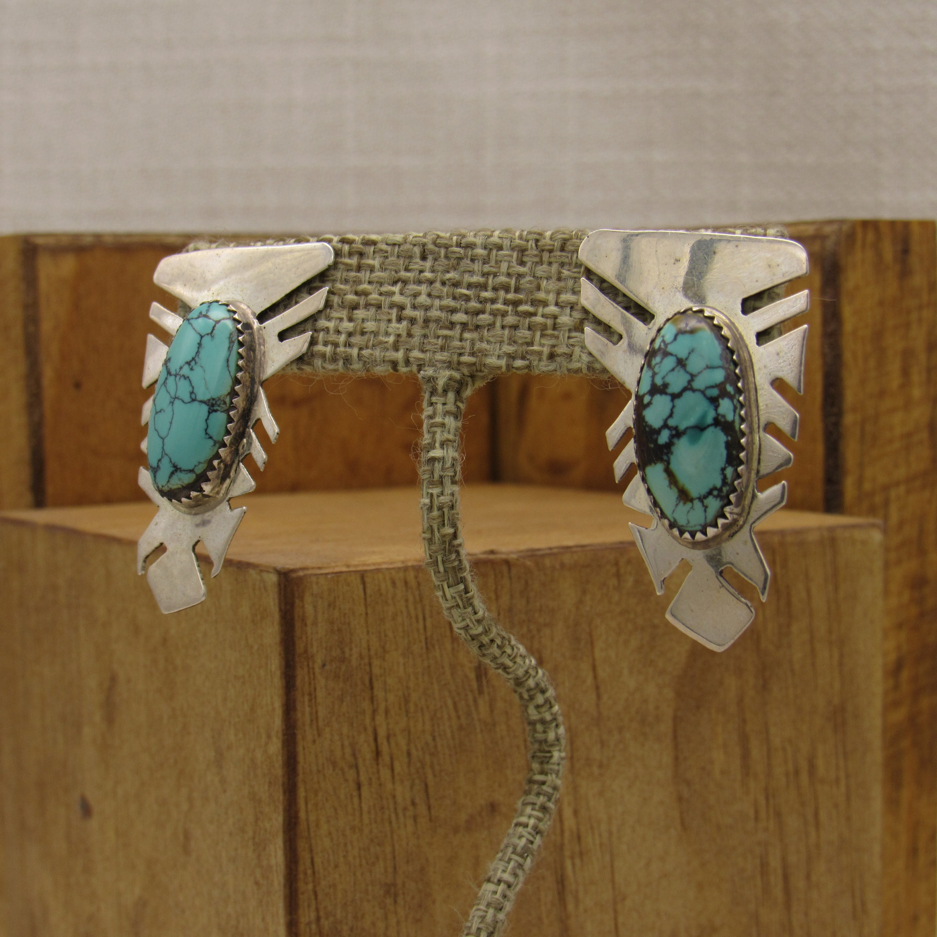 Southwest Sterling Silver and Turquoise Post Earrings + - Etsy