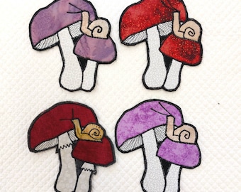 Patch Applique ai funghi di lumaca