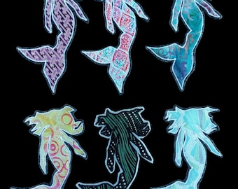 Mermaid Silhouette Patch