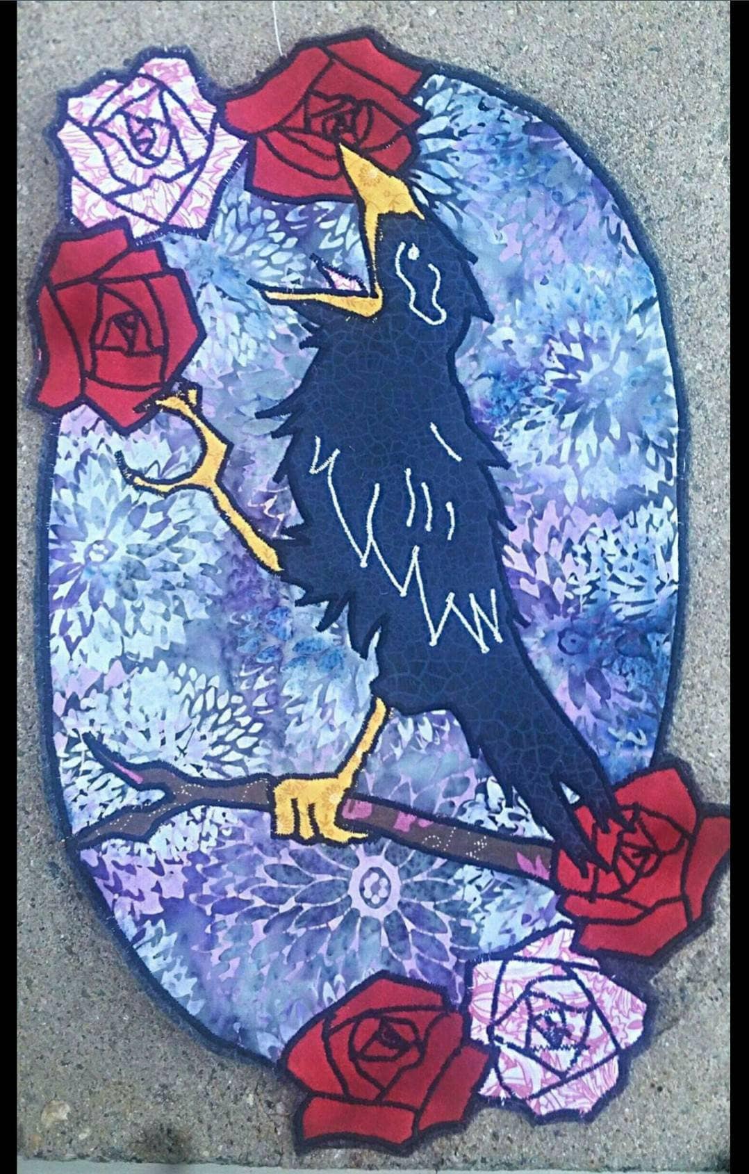 Wake of the Flood Crow Grateful Dead Back Patch
