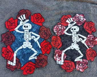 Large Grateful Dead Dancing Skeleton Back Patch
