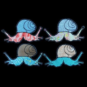 Handmade Two Headed Snail Patch