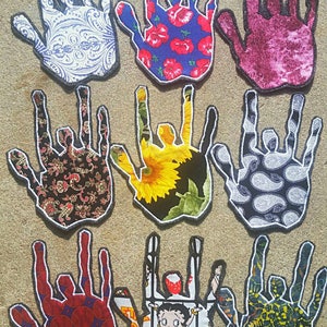 Grateful Dead Jerry Hand patch