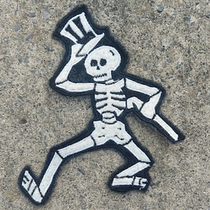 Dancing Skeleton Grateful Dead Patch