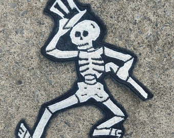 Dancing Skeleton Grateful Dead Patch