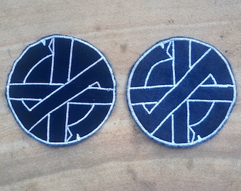 Crass Applique Punk Patch