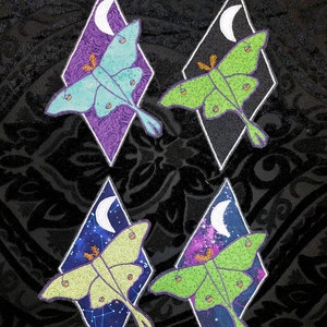 Luna Moth Applique Patch