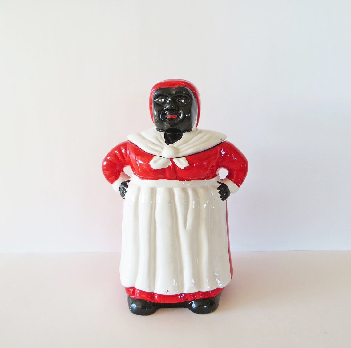 Vintage Aunt Jemima Cookie Jar Black Americana Ceramic Etsy
