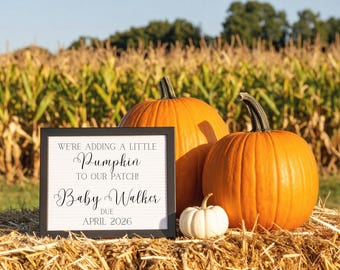 Pumpkin Pregnancy Announcement | Fall Pregnancy