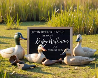 Hunting Pregnancy Announcement- Duck Decoys