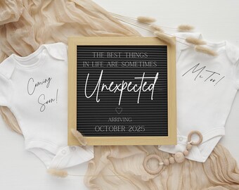 Twin Pregnancy Announcement