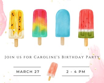 Summer Party Invitation Birthday