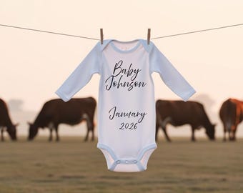 Cow Pregnancy Announcement