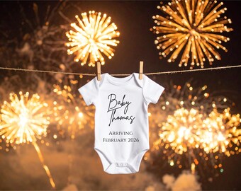 4th of July Pregnancy Announcement- Fireworks