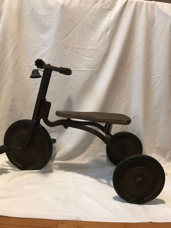 wooden tricycle with pedals