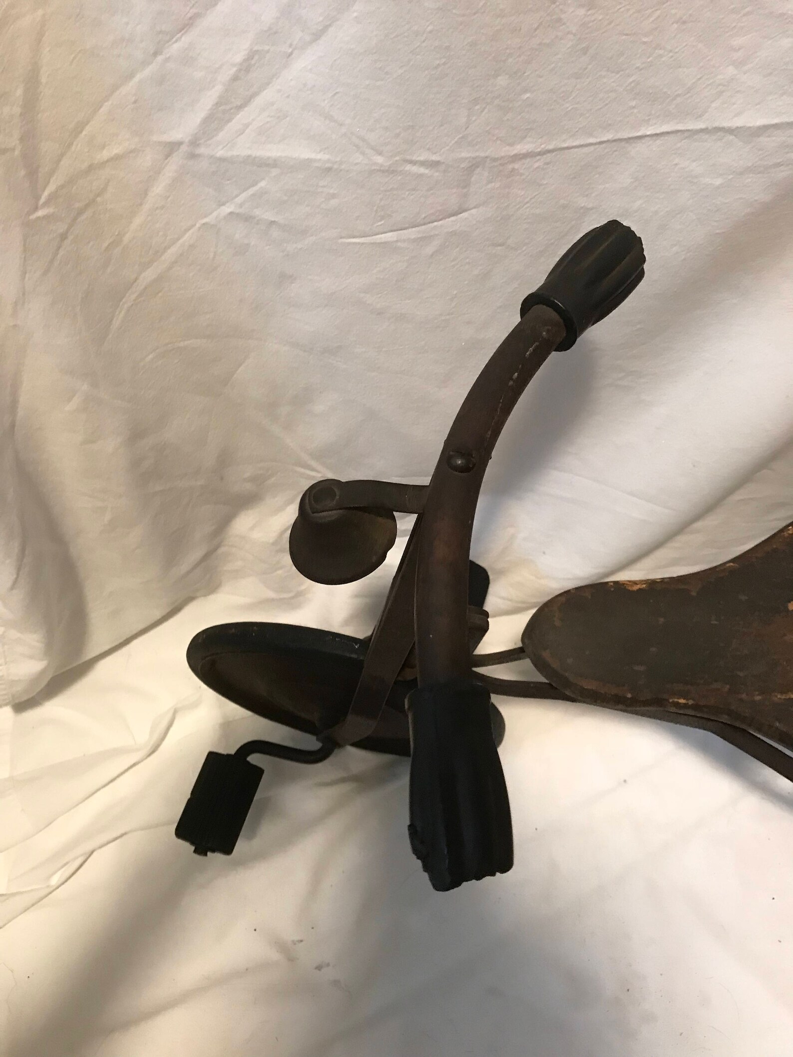 Antique Wooden Tricycle With Handle Grips Bell Pedals and Etsy