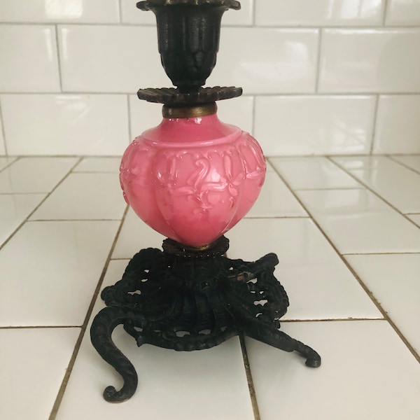 Cast Iron Candle Holder Antique Etsy