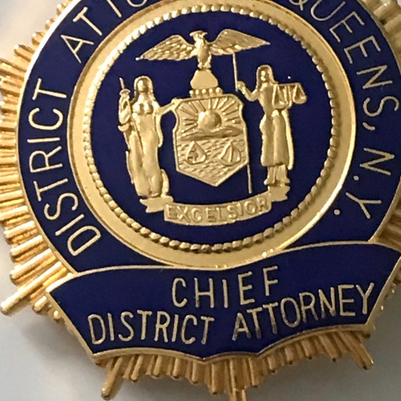 Vintage Badge Chief District Attorney District Attorney -  Portugal