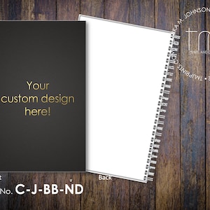 Personalized Spiral Notebook with Logo/Personalized Journal with Logo/Custom Spiral Notebook with Logo/Custom Journal with Logo or Design