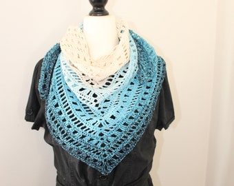 PDF crochet pattern, Wrapped in love shawl, Scarf,