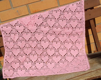 PDF, Crochet Pattern, Heart Blanket from Addicted 2 The Hook