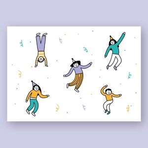 Postkarte "Party"