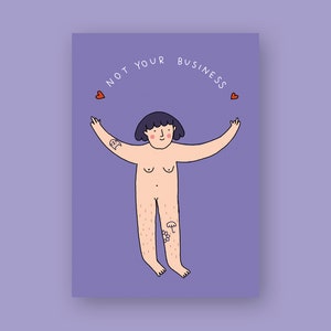 Not your Business - Postkarte
