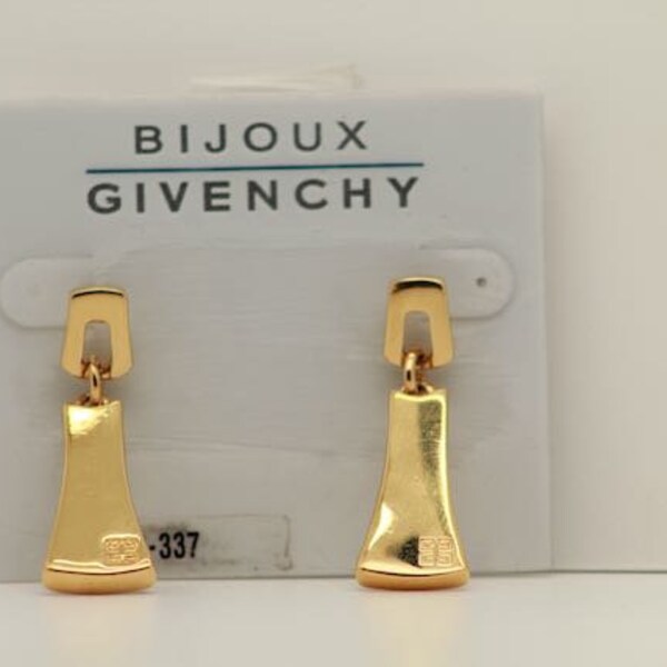 Vintage Givenchy Gold Tone Earrings