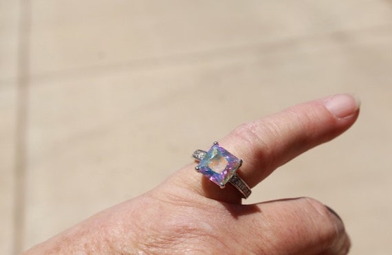 Mystic Rainbow Quartz Ring - image 5