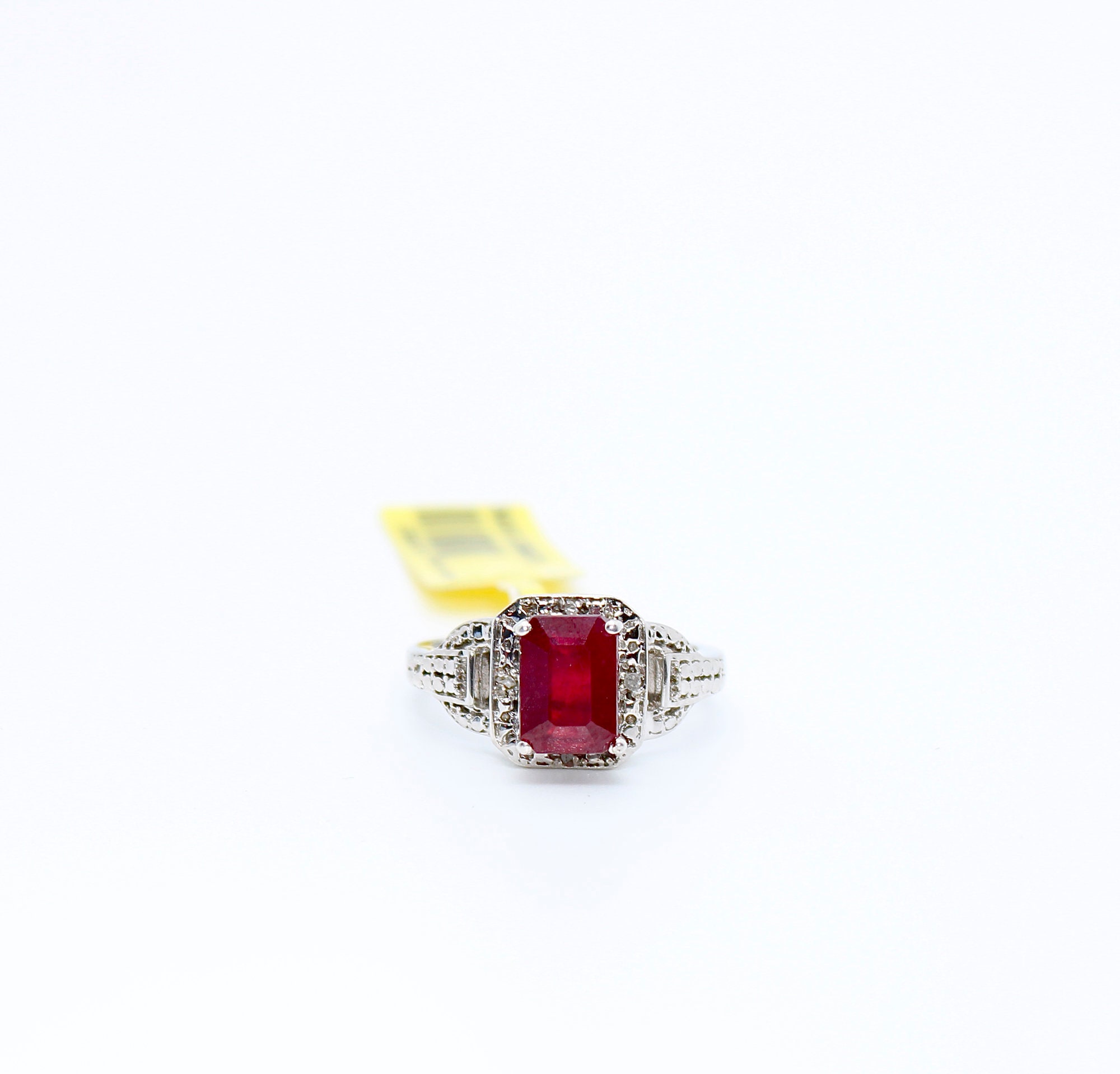 Sts 925 sale ruby ring