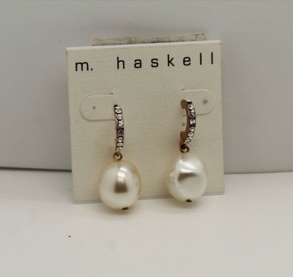 M. Haskell Vintage Baroque Faux Pearl and Cubic Z… - image 3