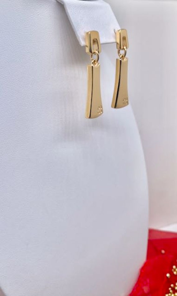 Vintage Givenchy Gold Tone Earrings - image 4