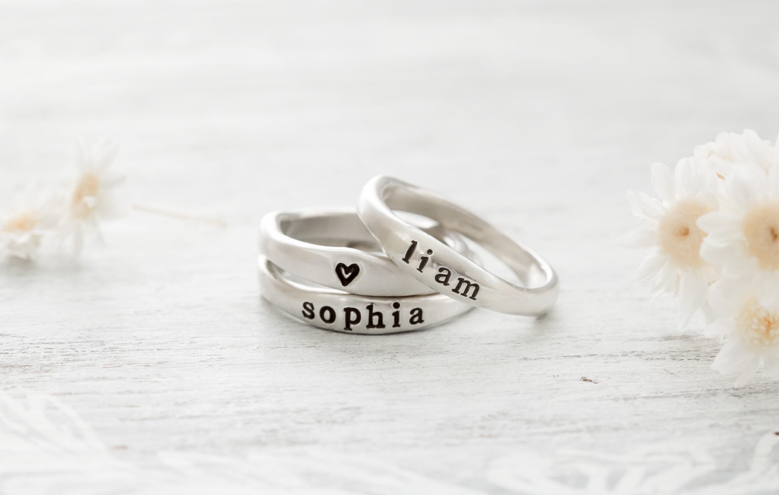 Double Name Ring Two Name Ring in Sterling Silver, Gold and Rose Gold  Personalized Gift for Mom Best Friend Gift RM75F68 - Etsy | Hand chain  jewelry, Fashion rings, Gold rings fashion