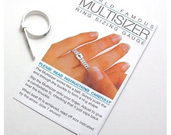 Wiederverwendbare verstellbare Ring Sizer, Ringlehre.