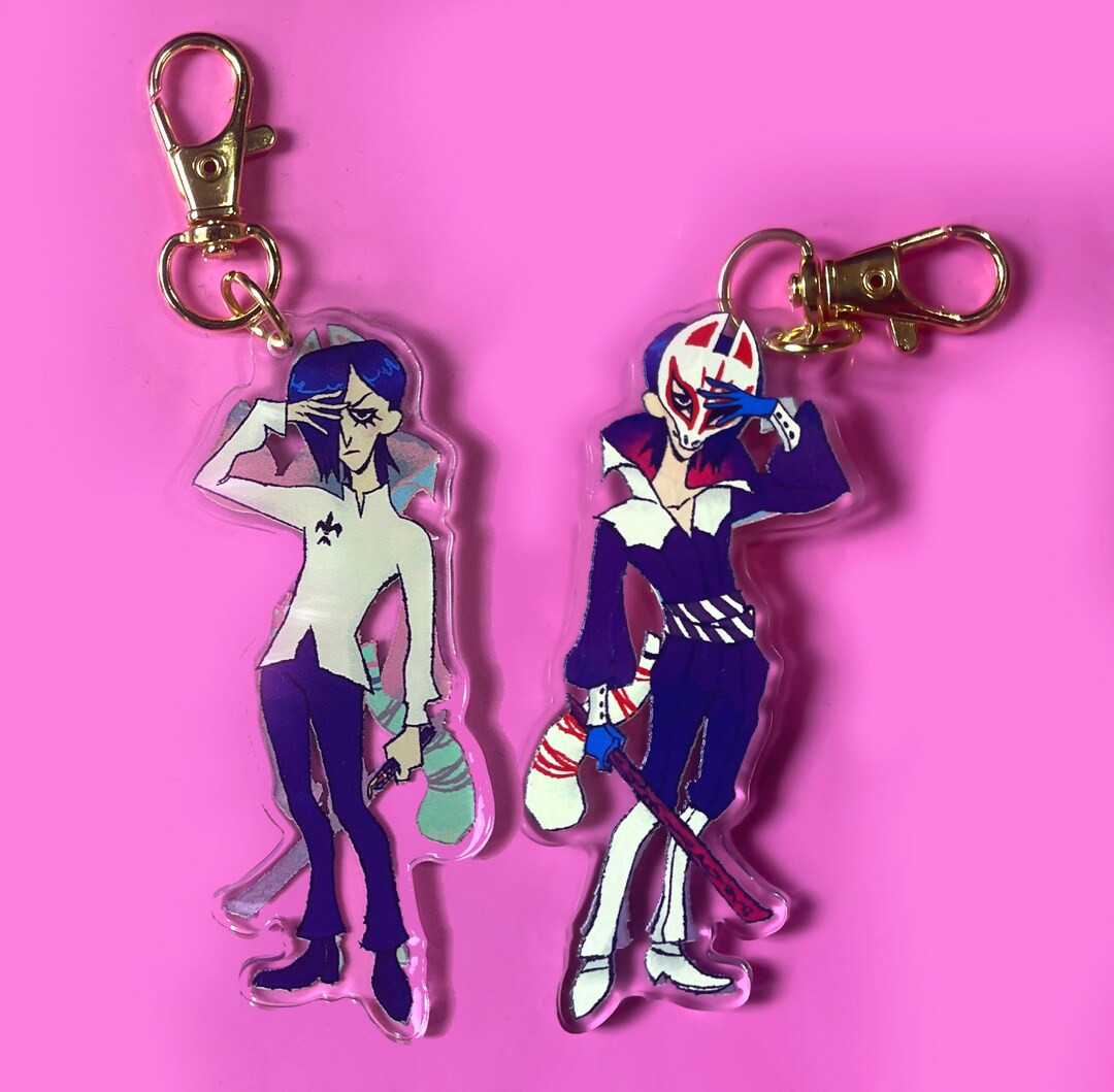 Yusuke Kitagawa Phantom Thief Fox Double Sided Charm Etsy