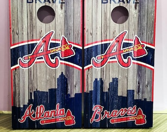 Atlanta Braves  Custom Corn Hole Boards with bags