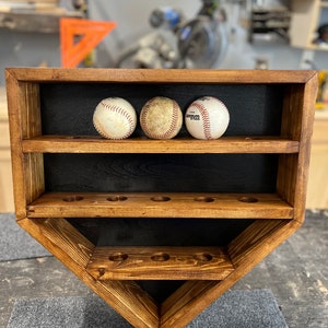 Home plate baseball display
