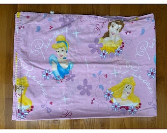 ヴィンテージ ディズニー プリンセス ツイン フラットシーツ - Etsy 日本