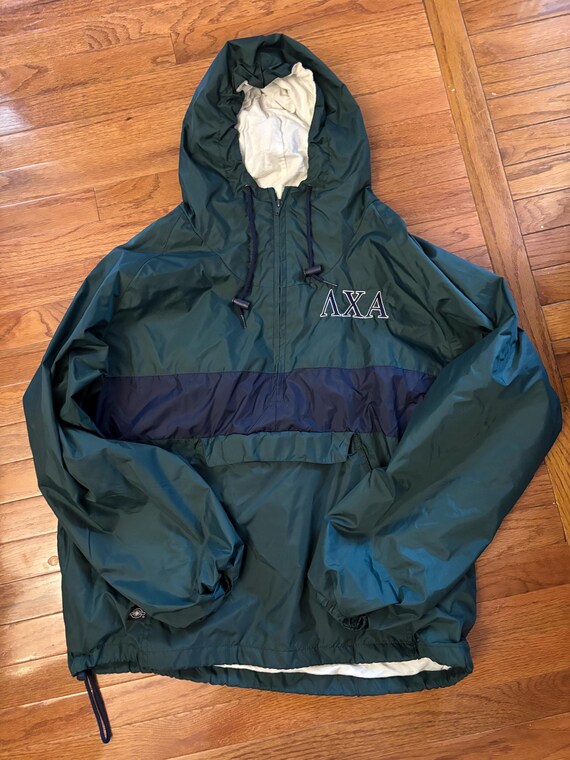 Lambda Chi Alpha Embroidered Colorblock Vintage P… - image 1