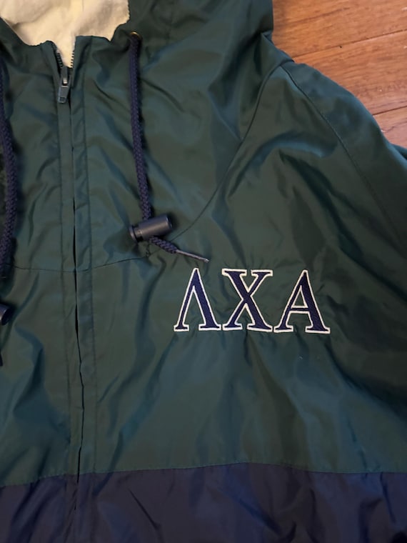 Lambda Chi Alpha Embroidered Colorblock Vintage P… - image 2