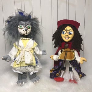 Little Red Riding Hood and the Big Bad Wolf Marionettes