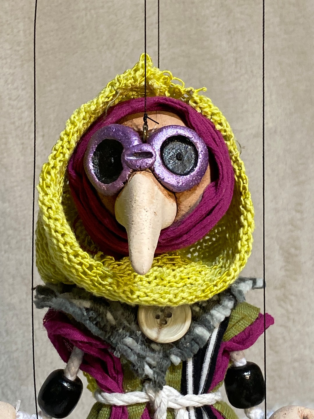 Plague Doctor Puppet Etsy