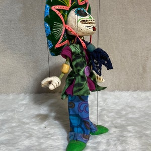 Day-of-the-dead Señor Marionette Puppet - Etsy