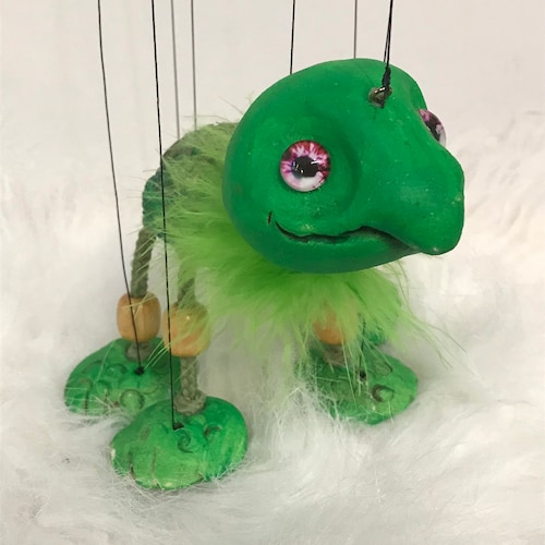 DIY Dinosaur Dino Puppet on Strings Sewing Etsy UK
