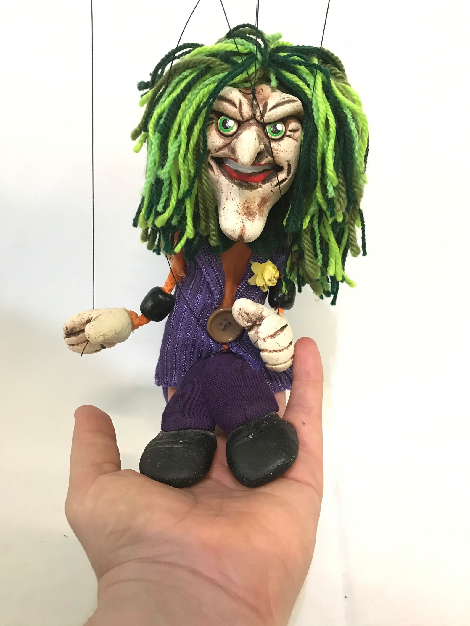 Batman's The Joker puppet Handmade by The Etsy