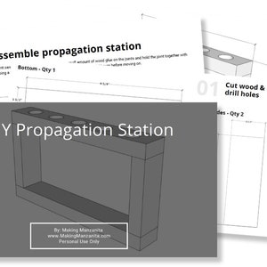 Plant Propagation Station Woodworking Plans