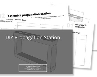 Plant Propagation Station Woodworking Plans