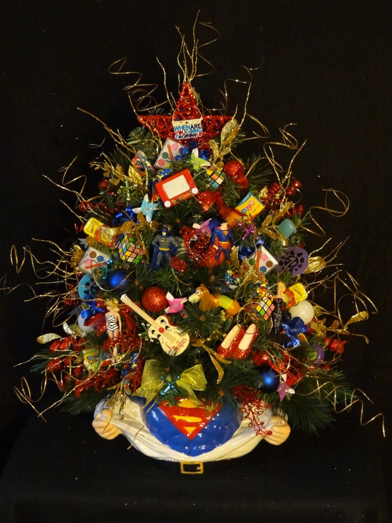 Sold Baby Boomer Lighted Christmas Treeretro Toy Small Etsy