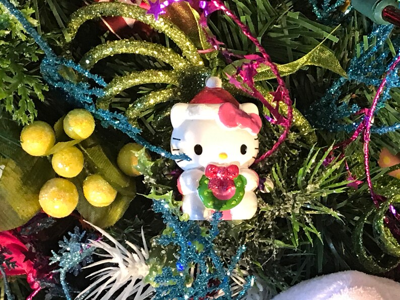 Hello Kitty Themed Lighted Christmas WreathHello Kitty Etsy