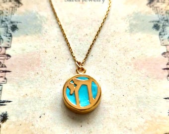 Bijou juif Chai Collier | Collier spirituel israélien | Pendentif Cadeau de Vie